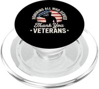 Honrando a Todos los Veteranos estadounidenses PopSockets PopGrip para MagSafe