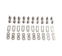 Honseadek 10 unids Single Speed Chain Masters Link Steel Bike Chain Joint Clip para Lowrider Bicicleta Quick Release Conector Accesorios