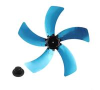 Honseadek 18 pulgadas Metal Fan Blade Assembly 5-Blade Design Electric Fan Piezas de repuesto con cubierta de base para ventiladores de soporte de oficina en casa