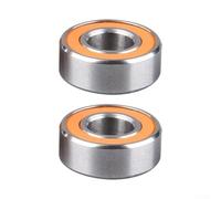Honseadek 2 carretes de acero inoxidable para pesca de 13 x 7 x 4 mm