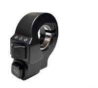 Honseadek 2 en 1 para luz delantera e interruptor de señal de giro para bicicleta eléctrica, botón de manillar impermeable de 12 V-72 V con conector de 4 pines, clasificación IPX4 (22,2 mm de diámetro