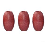 Honseadek 20 unids bolas de flotador de red perforadas PVC cuerda flotador boya de pesca de agua profunda flotadores para río, acuicultura, estanque, marcadores de reservorio, uso