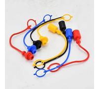 Honseadek 4 juegos de protectores de acoplamiento hidráulicos de desconexión rápida de 3/4 pulgadas, macho y hembra, accesorios compatibles con ISO 7241-A para minicargadoras