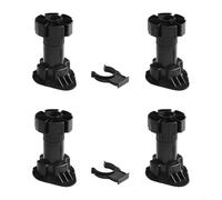Honseadek 4 piezas para patas de muebles, clips de base de cocina, clips de zócalo, patas ajustables para múltiples usos, para sofás, mesas, armarios (8 cm)