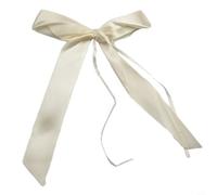 Honseadek 50 lazos blancos de poliéster para boda, decoración de coche, para bodas, desfiles, fiestas, más lazos de fiesta, decoración de coche nupcial, mesa de silla