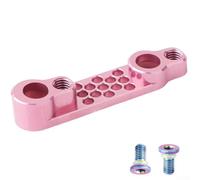 Honseadek Adaptador de freno de disco trasero de montaje plano para bicicletas de carretera, se convierte de 140 mm a 160 mm, compatible con frenos de montaje plano Campagnolo (SKU rosa)