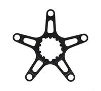Honseadek Adaptador de manivela para conversión directa de 130bcd CNC mecanizado 6061 Chainring Aleación Offset Compatibilidad con bielas de aluminio 0mm 110bcd componente de bicicleta (negro) (130BCD