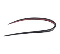 Honseadek Alerón trasero de poliuretano negro para coche, borde de goma flexible, instalación sin taladro, estilo deportivo para sedán, Hatchback, maletero, techo, 1,2 m