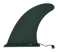 Honseadek Aleta deslizante de 9 pulgadas para tabla de remo de pie, aleta central extraíble para mayor estabilidad, accesorio de repuesto de tabla desmontable en verde (verde militar, 220 g)