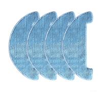Honseadek Almohadillas de repuesto para robot Loorow At800 3 en 1, paños de limpieza de microfibra, 4 unidades, lavables compatibles (4 unidades)
