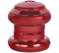 Honseadek Auriculares de bicicleta de aleación de 34 mm con rodamientos de bolas dobles para horquilla de 28,6 mm, acabado anodizado para piezas de bicicleta de carretera y montaña (34 mm, rojo