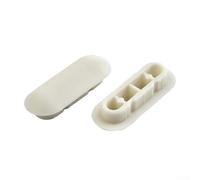 Honseadek Better Seat - Juego de 10 cojines para tapa de inodoro, color blanco, para protección del inodoro y reducción de amortiguadores (10 cojines de asiento)