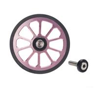 Honseadek Bicicleta plegable para ruedas fáciles. Bicicleta plegable | Cuerpo de 72 mm de ancho, varilla de aleación con estructura de doble rodamiento, metal de alta resistencia de calidad para