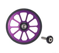 Honseadek Bicicleta plegable para ruedas fáciles. Bicicleta plegable | Cuerpo de 72 mm de ancho, varilla de aleación con estructura de doble rodamiento, metal de alta resistencia de calidad para