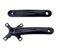 Honseadek Bielas para bicicleta de montaña de 170 mm, aleación de aluminio forjado 64-104, configuración de plato doble simple, eje BB de 120 mm, brazos de manivela MTB ligeros
