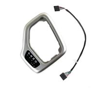 Honseadek Bisel de palanca de cambios con arnés para Jeep 2014-2018 - Recorte de repuesto directo en plata, compatible con números OE 5YD27LS5AA 68413957AA