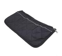 Honseadek Bolsa organizadora para reposabrazos de silla de camping con tira reflectante, bolsa lateral con múltiples bolsillos para sillas plegables, sillas de ruedas y andadores, algodón de poliéster