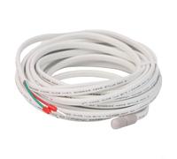 Honseadek Cable de sonda de temperatura de 5 m para calefacción eléctrica de piso, cable de sensor 10K3950, línea de termistor impermeable IP68 para termostato inteligente