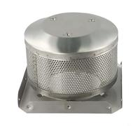 Honseadek Calentador piramidal de cuatro lados de acero inoxidable, calentador de patio, pantalla de lanzamiento y base de malla, adecuado para la mayoría de calentadores de patio piramidales (10 cm)