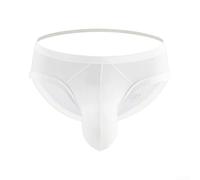 Honseadek Calzoncillos de malla de talle bajo para hombre con bolsa de | Tanga transparente con espalda en T, tiras en G para uso diario o lencería erótica, disponible