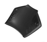 Honseadek Carenado de placa central del acelerador para TMAX560 2022-2023, protector de carcasa central delantera para tanque de combustible de motocicleta, material ABS, negro y fibra de carbono