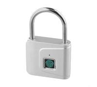 Honseadek Cerradura de seguridad biométrica sin llave,Con tecnología de un solo toque Smart Digital Fingerprint Candado,Para armario escolar Armario de puerta de oficina