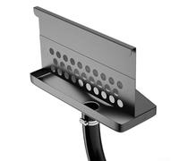 Honseadek Colector de grasa de acero al carbono con colador y manguera de silicona, escurridor de aceite reutilizable para parrilla y parrilla