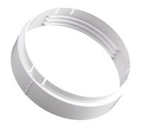Honseadek Conector de manguera de escape de aire acondicionado móvil de 150 mm, placa deflectora de sellado circular, adaptador de ventilación giratorio para aire acondicionado portátil, blanco, 15 cm