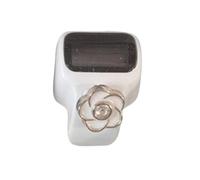 Honseadek Contador digital LED, clicker electrónico para el dedo, dispositivo de mano reajustable para tejer y contar filas de ganchillo, mantenimiento deportivo, (blanco)