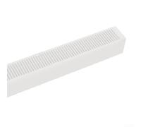 Honseadek Cubierta de radiador blanca para dispositivos de calefacción del hogar, escudo de protección contra el polvo transpirable con parte delantera extendida, funda de tela resistente a los