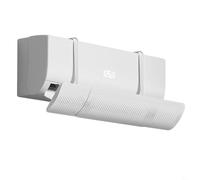Honseadek Deflector de aire acondicionado montado en la pared, deflector de viento extensible, deflectores antiviento, parabrisas anti soplado directo, cubierta de ventilación del acondicionador