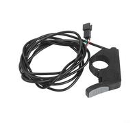 Honseadek Eléctrico para control de velocidad del acelerador de pulgar de bicicleta con gatillo de liberación rápida, diseño ergonómico 140X compatible con bicicletas eléctricas y scooters de 24 V-72