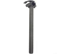 Honseadek Elevador de vástago de scooter eléctrico, extensión de manillar de acero al carbono de 25,4 mm, tubo reforzado negro mate de 310 mm para actualización de scooter eléctrico