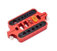 Honseadek Estación de soldadura y soldadura portátil de aluminio, soporte de herramientas multiusos con compatibilidad de conectores, tamaños de agujeros mecanizados de precisión