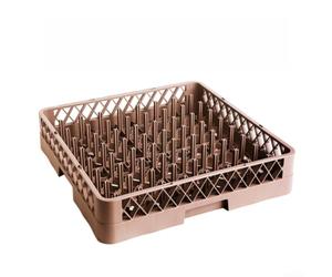 Honseadek Estante para tazas de lavavajillas, inserto de soporte de vidrio | Canasta de lavaplatos con fondo plano y copas de vino, marco de almacenamiento de tazas, aparato de cocina de plástico
