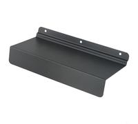 Honseadek Estantes de pared flotante para pared, estante de exhibición montado en la pared, estante de exhibición de listones para zapatos y manualidades, construcción de metal resistente