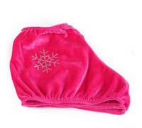 Honseadek Funda antisuciedad para patines hecha de tela de forro polar grueso, absorbe la humedad y los arañazos, costuras reforzadas para un ajuste seguro durante todo el tiempo (rosa M)