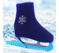 Honseadek Funda antisuciedad para patines hecha de tela de forro polar grueso, absorbe la humedad y los arañazos, costuras reforzadas para un ajuste seguro durante todo el tiempo (azul M)