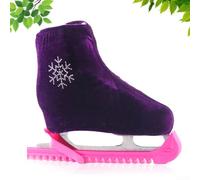 Honseadek Funda antisuciedad para patines hecha de tela de forro polar grueso, absorbe la humedad y los arañazos, costuras reforzadas para un ajuste seguro durante todo el tiempo (morado L)
