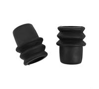 Honseadek Funda de barra guía de peso para equipos de fitness, 49 mm de altura x 38 mm de diámetro exterior x 25 mm de diámetro interior, espaciadores de PVC negro que absorben los golpes para