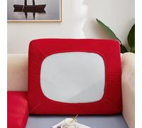 Honseadek Funda de poliéster para asiento de sofá, protector de muebles para sala o dormitorio, sofá de 85 pulgadas, 15 elastano, elástico para protegerse (rojo)