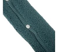 Honseadek Funda gruesa para asiento de inodoro, lavable, suave, para uso en el baño, reutilizable, cálida, compatible con asientos redondos y cuadrados, 82 x 17 cm (verde)