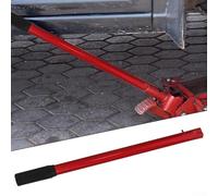 Honseadek Gato hidráulico horizontal de palanca de poste de 2 toneladas para reparación de automóviles, mantenimiento de maquinaria y revisión de tuberías, color rojo, lente de 37 cm