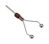 Honseadek Herramienta de atado de nudos de acero inoxidable para carretes de pesca con mosca, protección de línea suave, diseño compacto (estilo A)