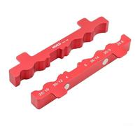 Honseadek Herramienta de reparación de bicicletas para mantenimiento de horquilla delantera y amortiguador trasero, accesorio de tornillo de banco de aleación de aluminio con imán para rueda de tambor