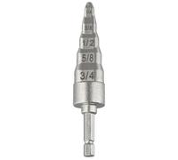 Honseadek Herramienta profesional 5 en 1 de cobre expansor de tubería con 5 brocas para reparación y mantenimiento de aire acondicionado con taladro eléctrico (plateado)