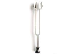 Honseadek Horquilla de afinación de aleación de aluminio 128Hz tono C para equipos de diagnóstico y pruebas de reflejos neurológicos Terapia Instrumento de sonido Plata (A)