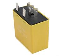 Honseadek Intermitente intermitente para relé para Opel Combo C 2001-2011 | Luces de peligro intermitentes para relé compatible con 9134880 | 5 x 5 x 5 cm, amarillo