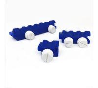 Honseadek Juego de 3 varillas de reparación de abolladuras de automóvil con gancho limitador de cuerpo de Fulcrum, ranura antideslizante para un agarre seguro, herramientas de palanca de plástico de