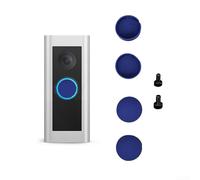 Honseadek Juego de botones de repuesto compatibles con Ring Doorbell Pro 2 fundas con kit de silicona y tornillos de metal para reparación de timbre de video con cable